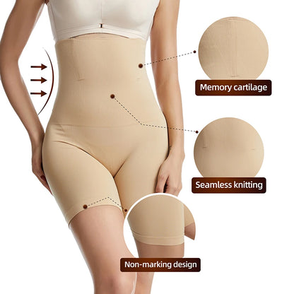 High Waist Trainer Panties Shapewear for Women Tummy Control Hip Butt Lifter Shorts Slimming Sheath Ladies Mid Thigh Body Shaper
