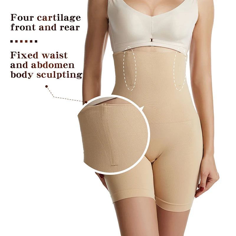 High Waist Trainer Panties Shapewear for Women Tummy Control Hip Butt Lifter Shorts Slimming Sheath Ladies Mid Thigh Body Shaper